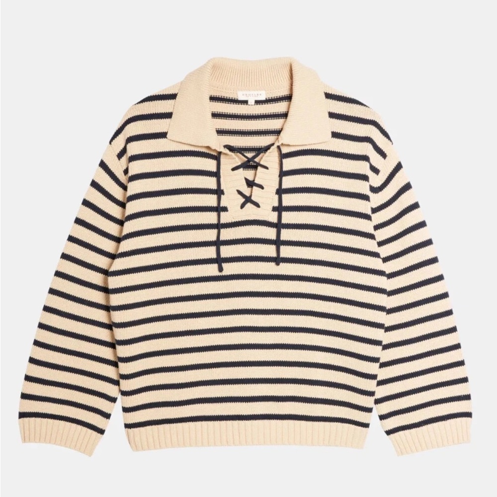 Demylee Marjorie cotton striped Sweater Women's‎ Size small